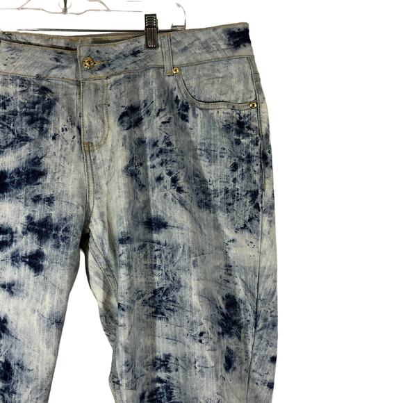 Coogi Women's Capri Jean Pants Size 20W Tie Dye = V - Picture 8 of 11
